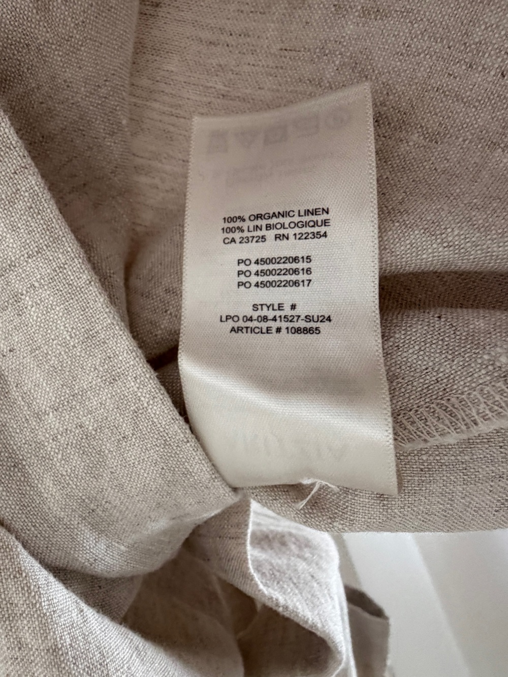 Aritzia Wilfred Eleta Linen Mini Dress - Picture 7 of 8